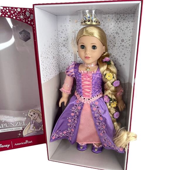 NEW American Girl Disney PRINCESS RAPUNZEL DOLL + Swarovski Limited Edition Box! - Picture 9 of 16